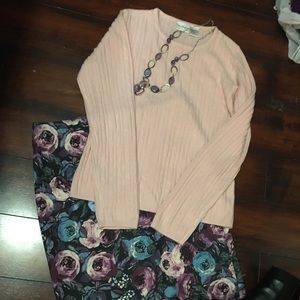 Soft cable knit sweater